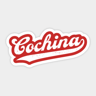 Cochina - Baseball design Sticker